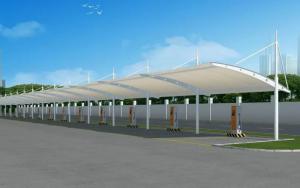 琼中膜结构停车棚